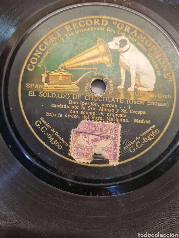 Discos de pizarra: Disco antiguo - Foto 4
