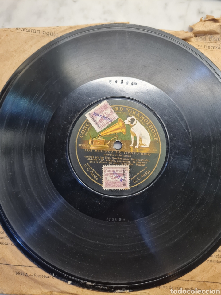 Discos de pizarra: Disco antiguo - Foto 2