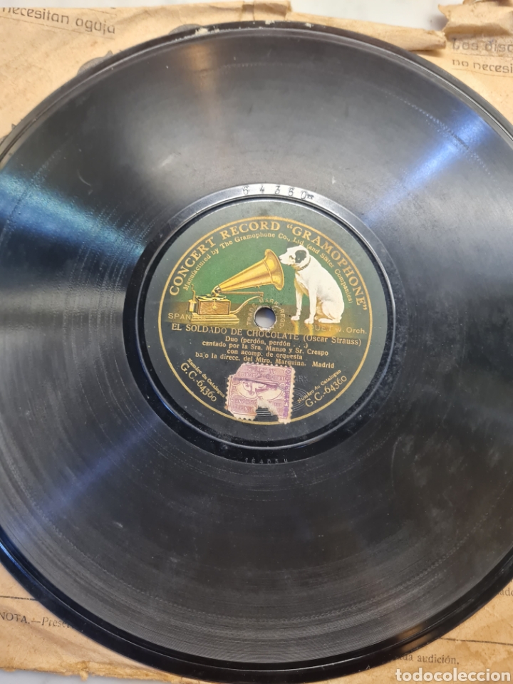 Discos de pizarra: Disco antiguo - Foto 3