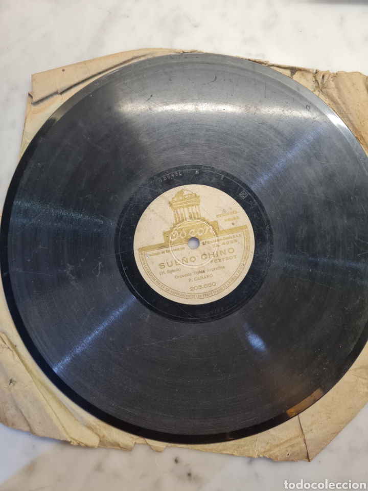 Discos de pizarra: Disco antiguo - Foto 2