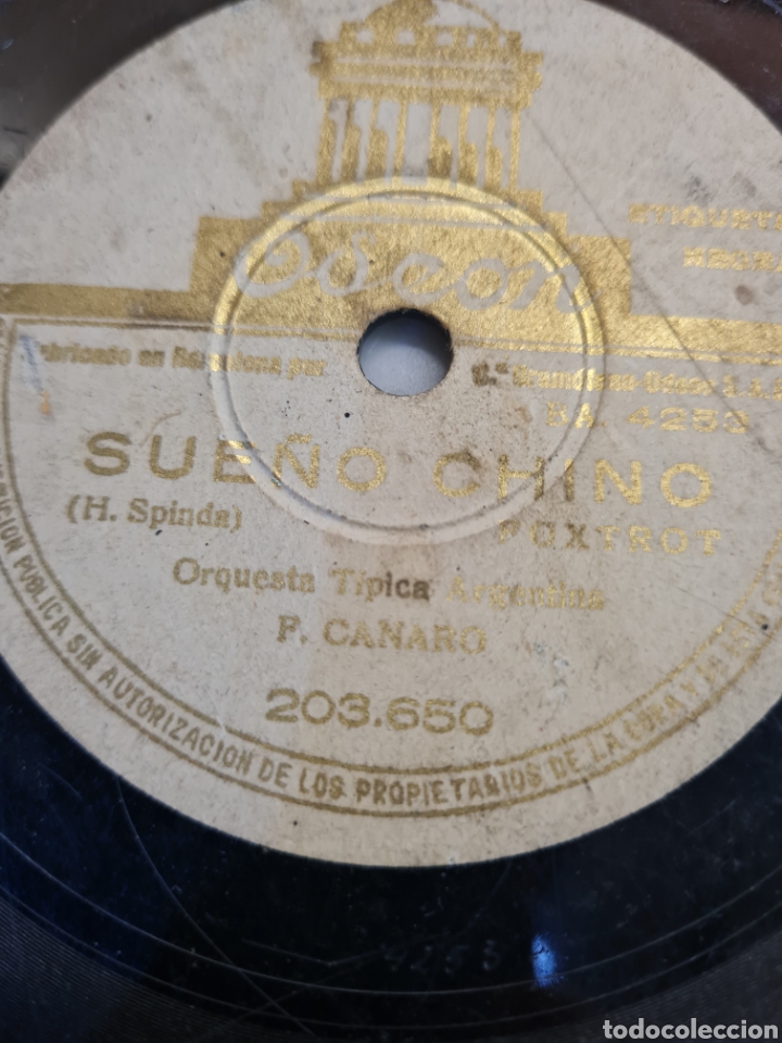 Discos de pizarra: Disco antiguo - Foto 3