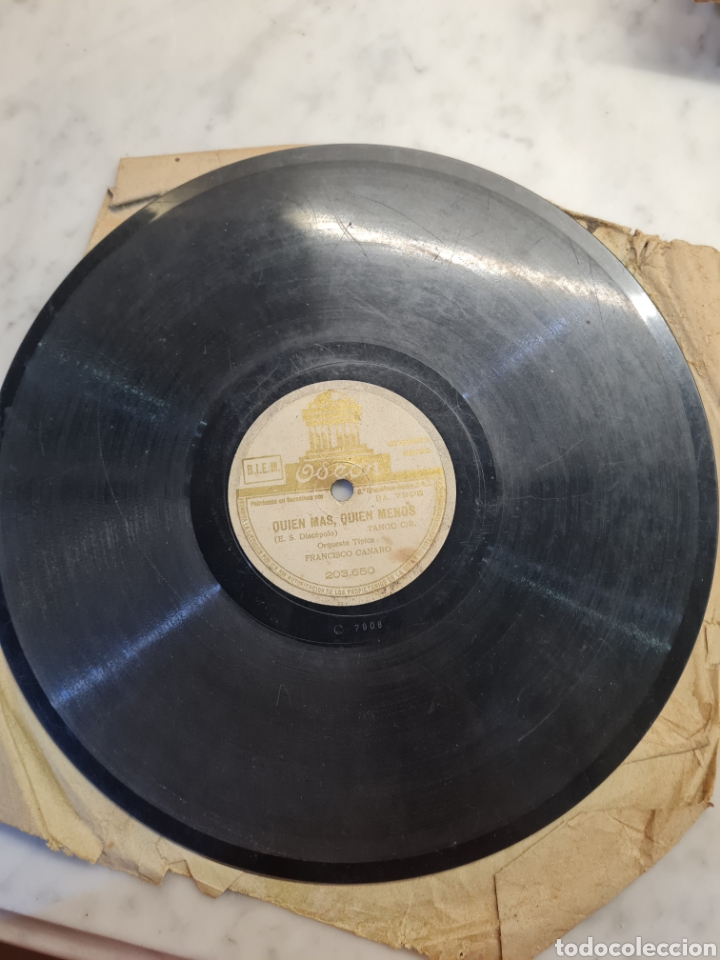 Discos de pizarra: Disco antiguo - Foto 4