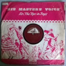 Discos de pizarra: ALMA COGAN. MAMBO ITALIANO/ THE NAUGHTY LADY OF SHADY LANE. HIS MASTER'S VOICE, UK 1955 10'' 78 RPM. Lote 338607833