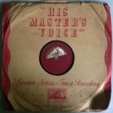 Discos de pizarra: MAX BYGRAVES. MISTER SANDMAN/ HE'S A REAL TOUGH GUY. HIS MASTER'S VOICE B.10821, UK 1955 10'' 78 RPM. Lote 338610713
