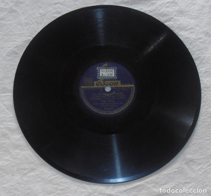 Discos de pizarra: DISCO DE PIZARRA ODEON, PEPE BLANCO - Foto 5