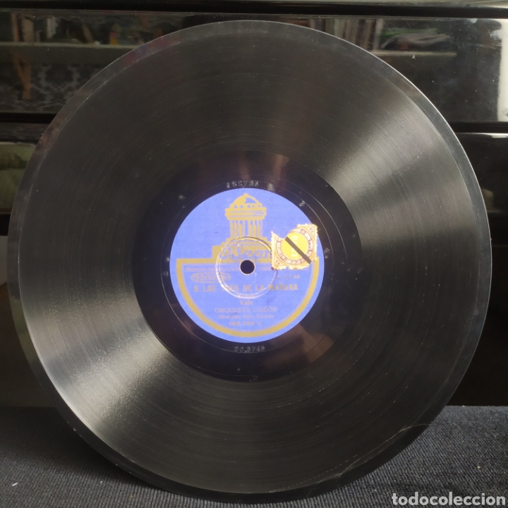 Discos de pizarra: Orquesta Ode&oacute;n - A Las Tres De La Ma&ntilde;ana / Leonor - Foto 3