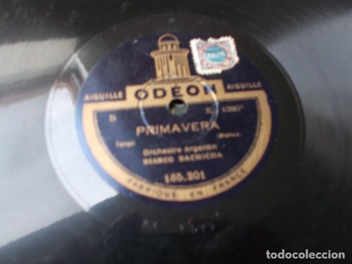 Discos de pizarra: ORCHESTRA ARGENTIN BIANCO BACHICHA Primavera / Pato - Foto 2