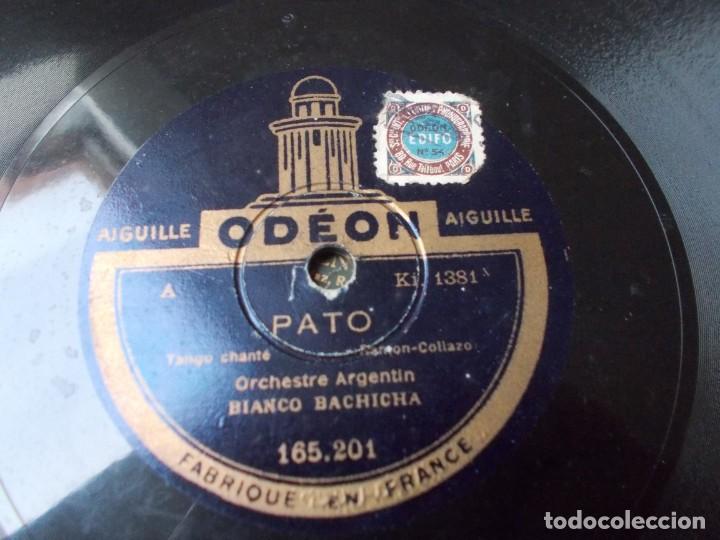 Discos de pizarra: ORCHESTRA ARGENTIN BIANCO BACHICHA Primavera / Pato - Foto 4