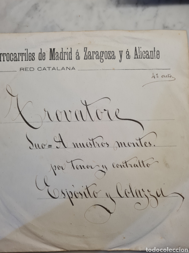 Discos de pizarra: IL TROVATORE (VERDI) - Foto 4
