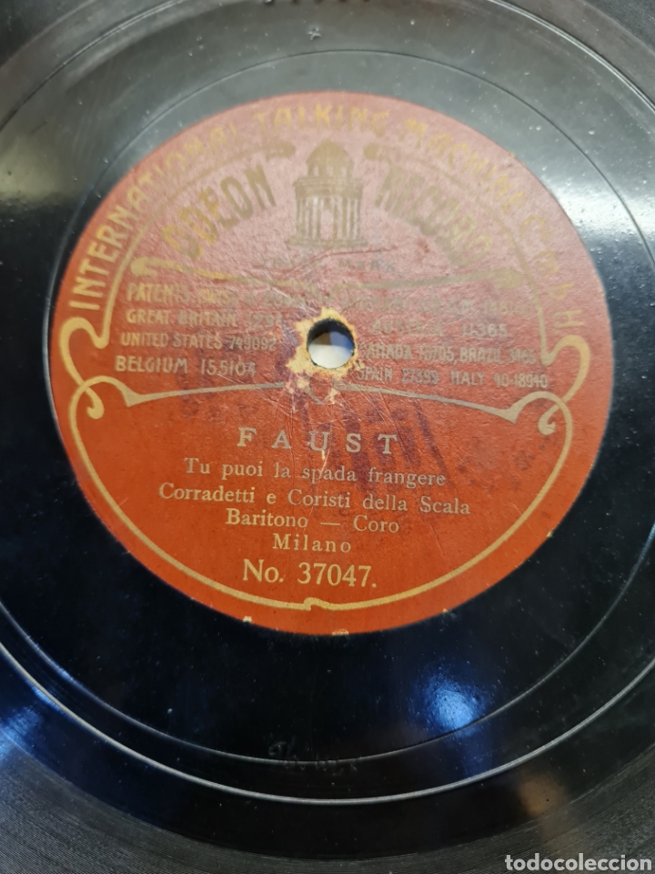 Discos de pizarra: FAUST disco de piedra antiguo - Foto 3