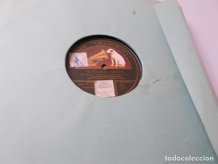 Discos de pizarra: MERCEDES SER&Oacute;S Nuestras Manos / Ven a mi pa&iacute;s - Foto 1