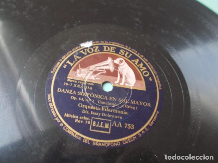 Discos de pizarra: GRIEG Danza sinf&oacute;nica en Sol Mayor 1&ordf; Parte / Conclusi&oacute;n - Foto 2