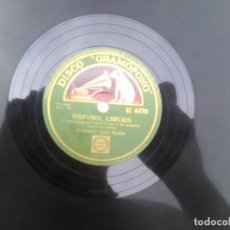 Discos de pizarra: JACK HILTON - OXFORD CIRCUS + PONTE LOS ZAPATOS VIEJOS (GRAMOFONO- LA VOZ DE SU AMO, 1936 APROX.). Lote 341741868