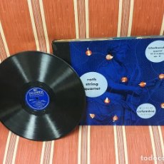 Discos de pizarra: ÁLBUM CON 4 DISCOS 78 RPM - COLUMBIA - ROTH STRING QUARTET - TCHAIKOVSKY - PIZARRA. Lote 345567238