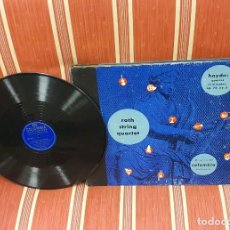 Discos de pizarra: ÁLBUM CON 3 DISCOS 78 RPM - COLUMBIA - ROTH STRING QUARTET - HAYDN - PIZARRA. Lote 345567548