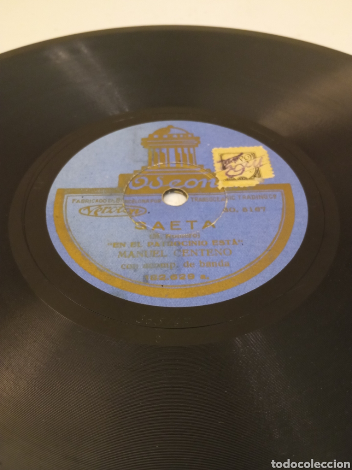 Discos de pizarra: Disco de pizarra flamenco de Manuel Centeno - Foto 4