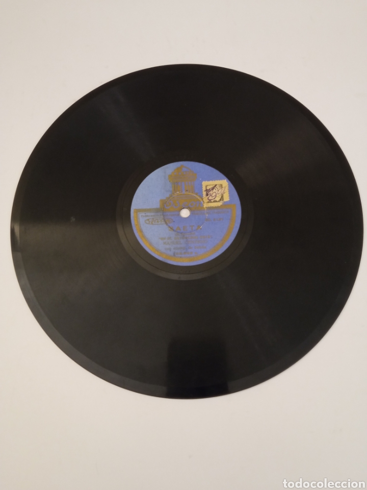 Discos de pizarra: Disco de pizarra flamenco de Manuel Centeno - Foto 1