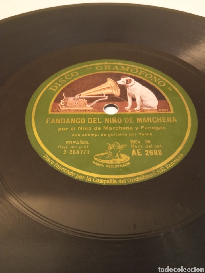 Discos de pizarra: Disco de pizarra flamenco del Ni&ntilde;o de Marchena - Foto 3