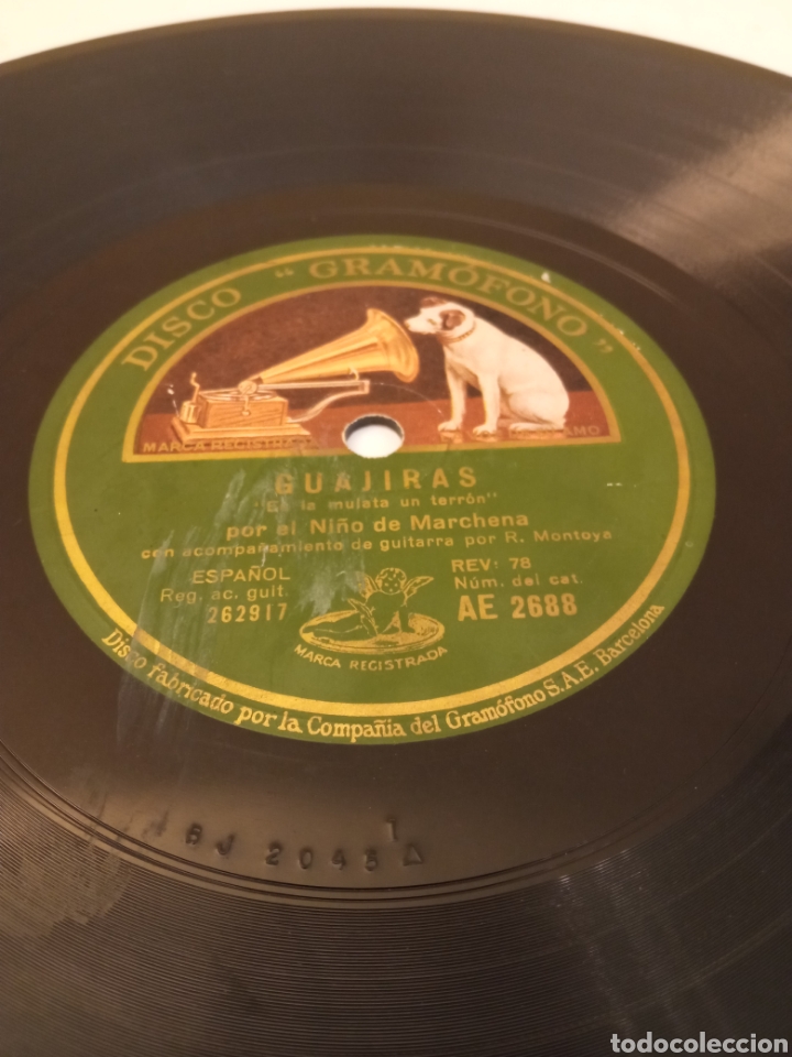 Discos de pizarra: Disco de pizarra flamenco del Ni&ntilde;o de Marchena - Foto 4