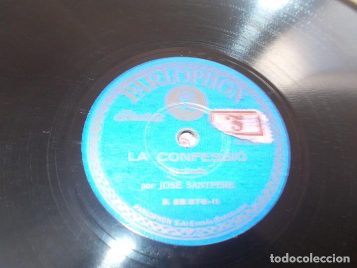 Discos de pizarra: JOSE SANTPERE Cuplets Humoritcs / La confessi&oacute; - Foto 2