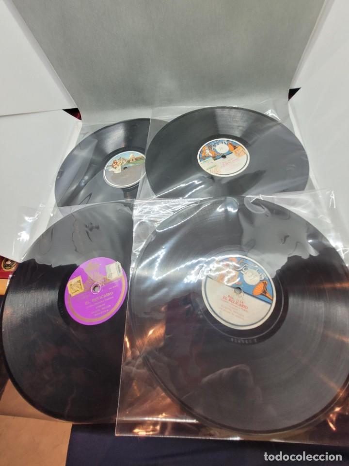 Discos de pizarra: 4 CUATRO DISCOS DE PIZARRA DE RAQUEL MELLER - Foto 1