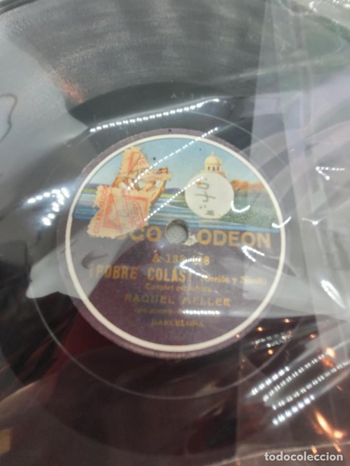 Discos de pizarra: 4 CUATRO DISCOS DE PIZARRA DE RAQUEL MELLER - Foto 2