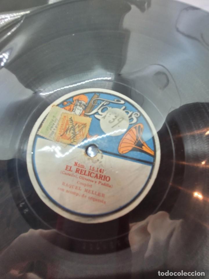 Discos de pizarra: 4 CUATRO DISCOS DE PIZARRA DE RAQUEL MELLER - Foto 10