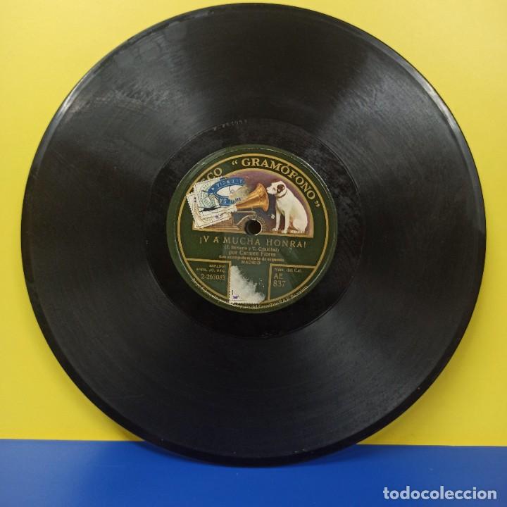 Discos de pizarra: DISCO DE PIZARRA - Y YO SOY CHULA Y A MUCHA HONRA - DISCO GRAMOFONO - Foto 2