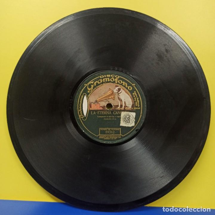 Discos de pizarra: DISCO DE PIZARRA - NOCTURNO - LA ETERNA CANCION - DISCO GRAMOFONO - Foto 1