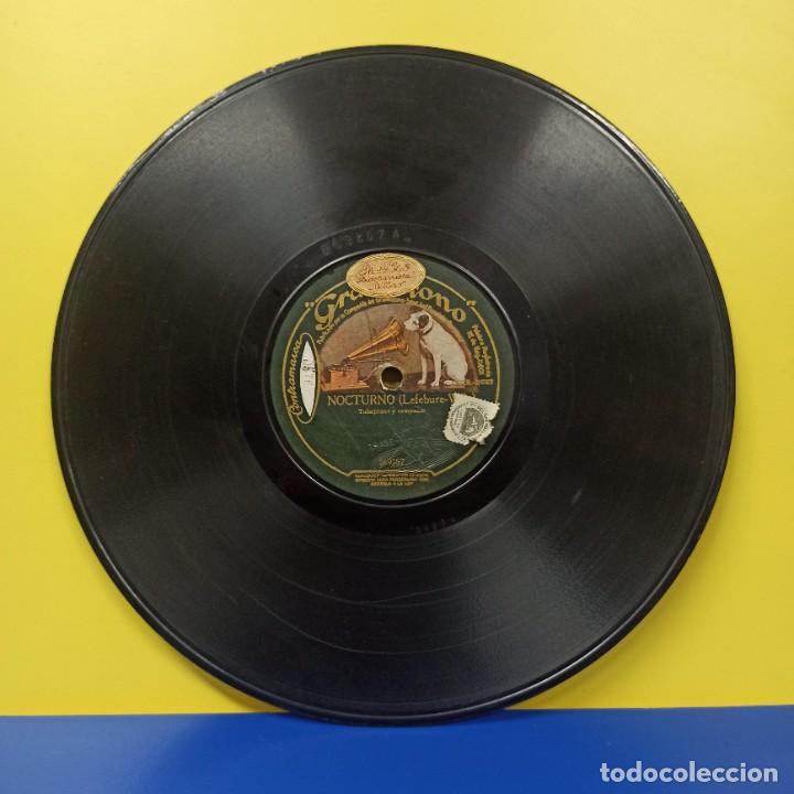 Discos de pizarra: DISCO DE PIZARRA - NOCTURNO - LA ETERNA CANCION - DISCO GRAMOFONO - Foto 2