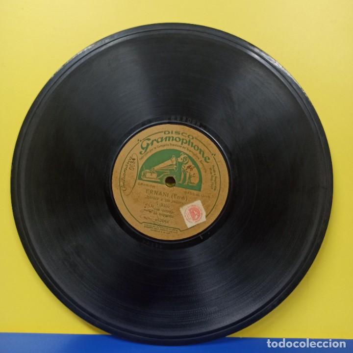 Discos de pizarra: DISCO DE PIZARRA - ERNANI ( VERDI ) - QUARTETO - BAJO - Foto 1