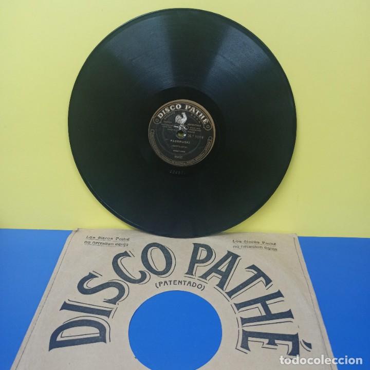 Discos de pizarra: DISCO DE PIZARRA - EL TENEDOR Y LA SANDINA - DISCO PATHE - Foto 1