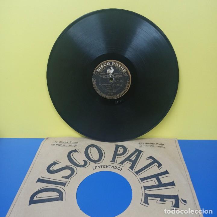 Discos de pizarra: DISCO DE PIZARRA - EL TENEDOR Y LA SANDINA - DISCO PATHE - Foto 2