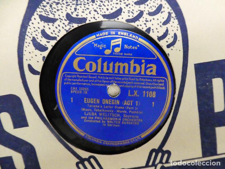 Discos de pizarra: Disco de Pizarra Columbia Eugen Onegin - Foto 2