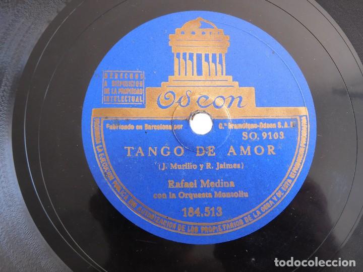 Discos de pizarra: Rafaeel Medina. tango de amor. Nostalgia. Tango - Foto 2