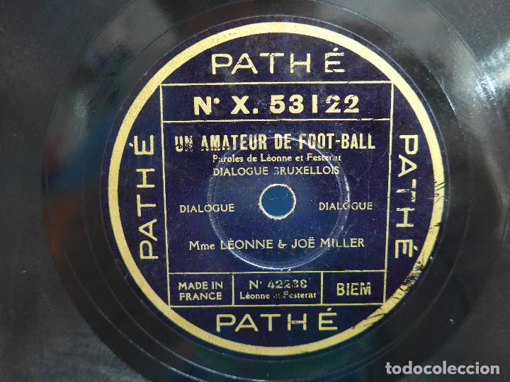 Discos de pizarra: PATHE - UN AMATEUR DE FOOT-BALL - Foto 7