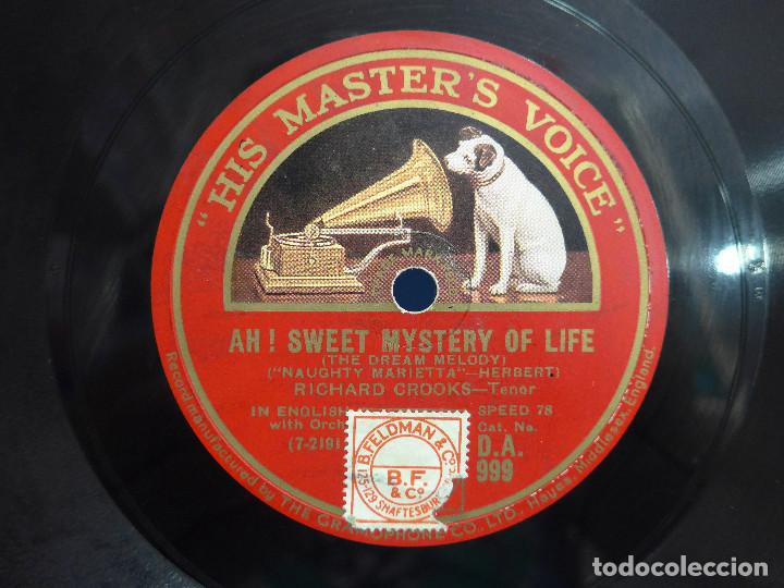 Discos de pizarra: RICHARD CROOKS - HIS MASTERS VOICE - Foto 2