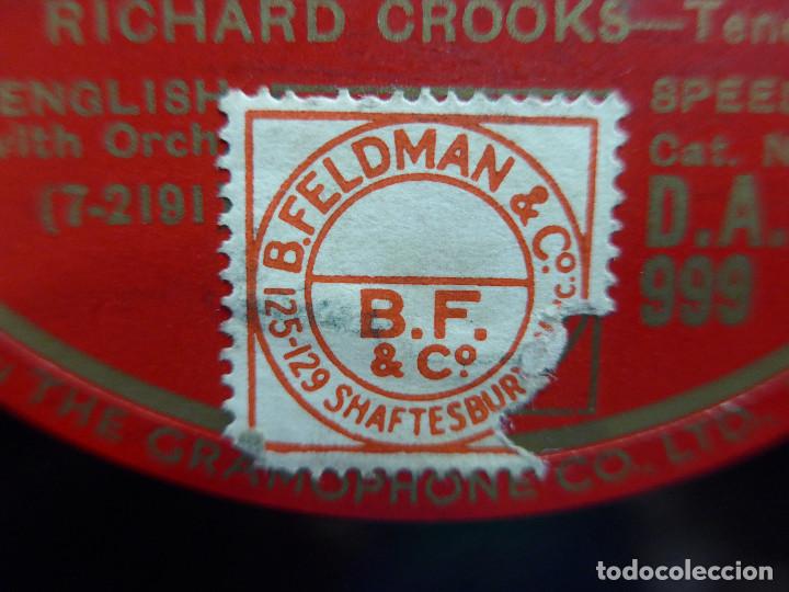 Discos de pizarra: RICHARD CROOKS - HIS MASTERS VOICE - Foto 3