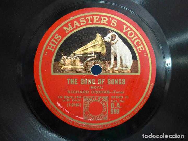 Discos de pizarra: RICHARD CROOKS - HIS MASTERS VOICE - Foto 5