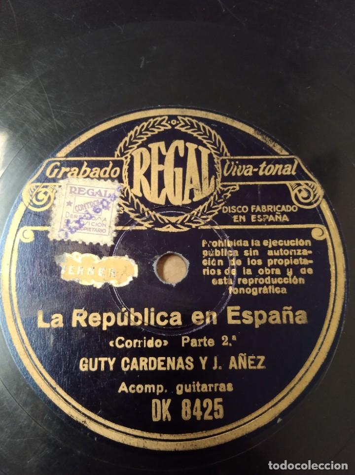 Discos de pizarra: La Rep&uacute;blica en Espa&ntilde;a. Guty C&aacute;rdenas y J. A&ntilde;ez - Foto 2