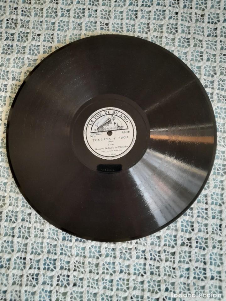 Discos de pizarra: Tocata y fuga Bach primera y segunda parte ab349 - Foto 1