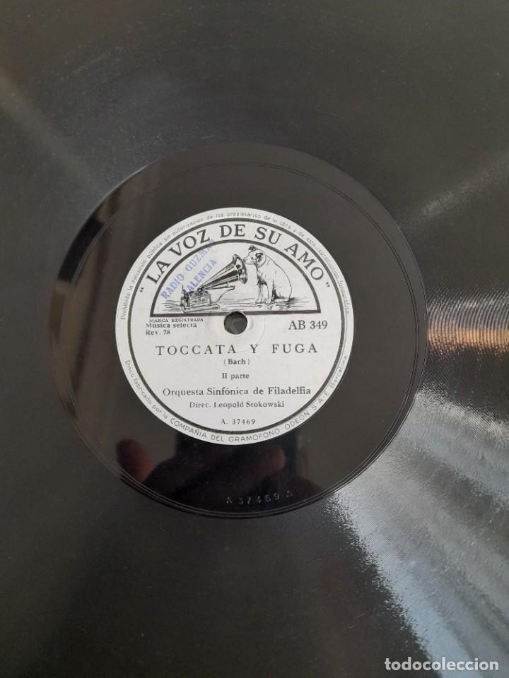 Discos de pizarra: Tocata y fuga Bach primera y segunda parte ab349 - Foto 4