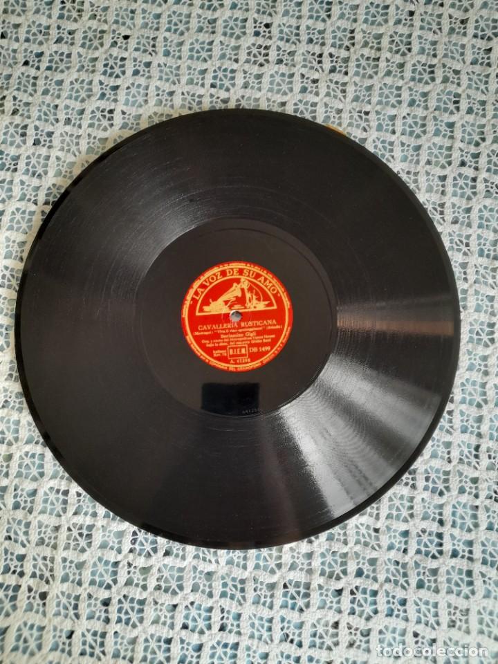 Discos de pizarra: Caballer&iacute;a r&uacute;stica y la Gioconda de Beniamino Gigli - Foto 1