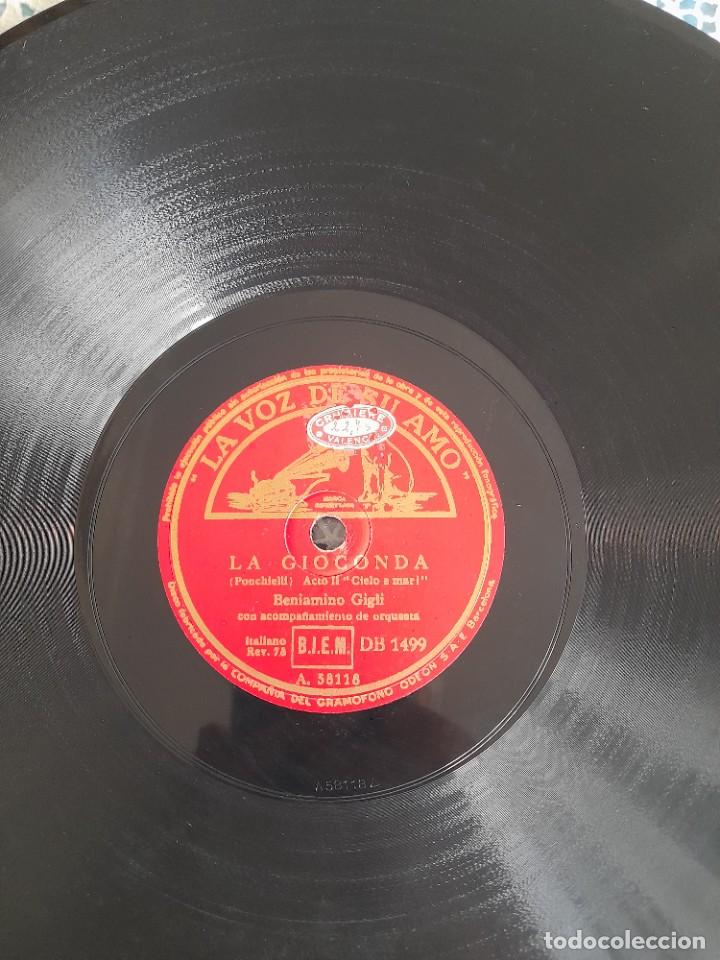 Discos de pizarra: Caballer&iacute;a r&uacute;stica y la Gioconda de Beniamino Gigli - Foto 4