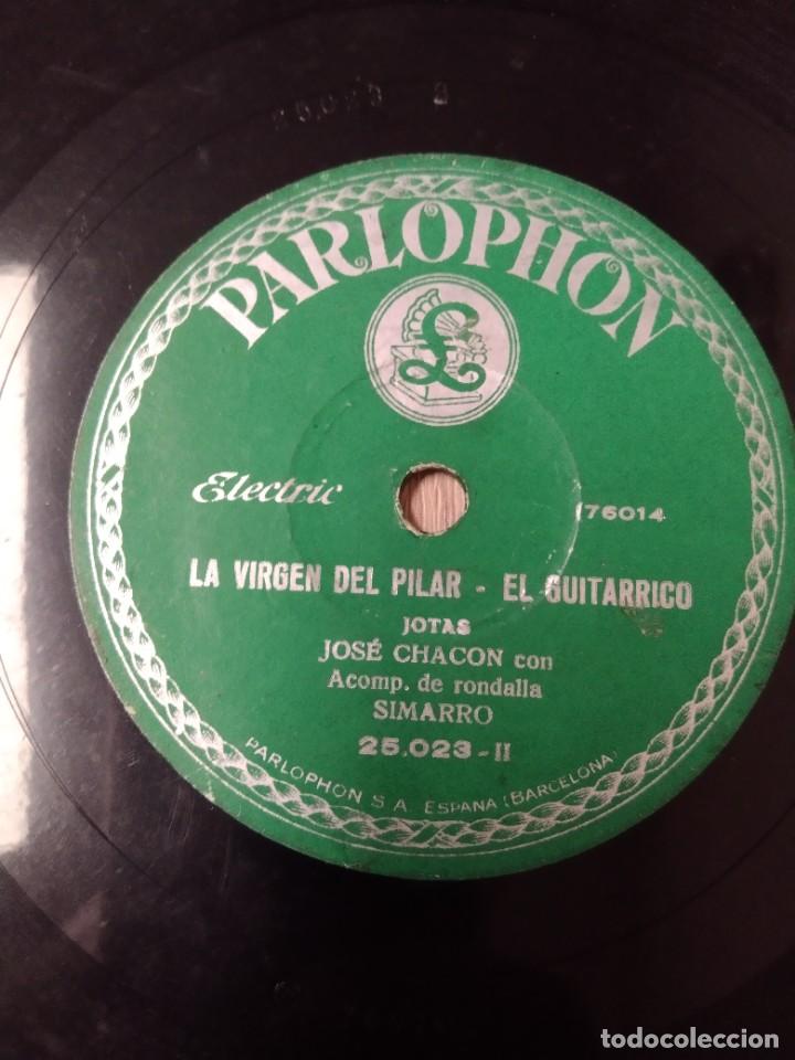 Discos de pizarra: Jos&eacute; Chac&oacute;n. Jota Aragonesa - Foto 1