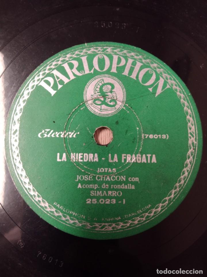 Discos de pizarra: Jos&eacute; Chac&oacute;n. Jota Aragonesa - Foto 2
