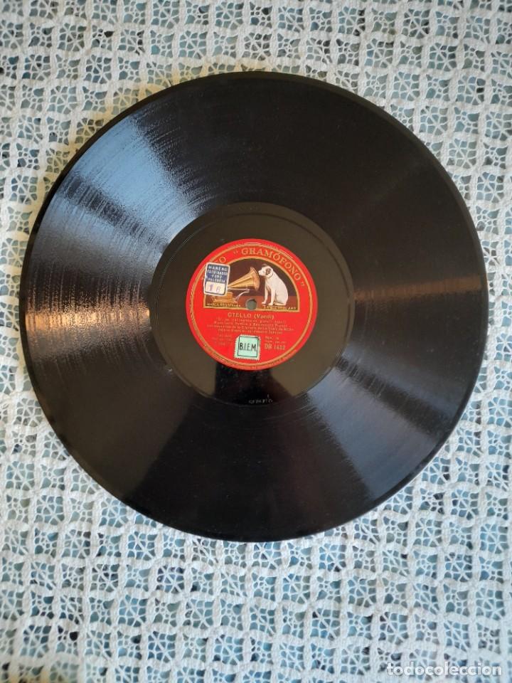 Discos de pizarra: Otelo Verdi y L elixir de amore donizetti disco gram&oacute;fono - Foto 1