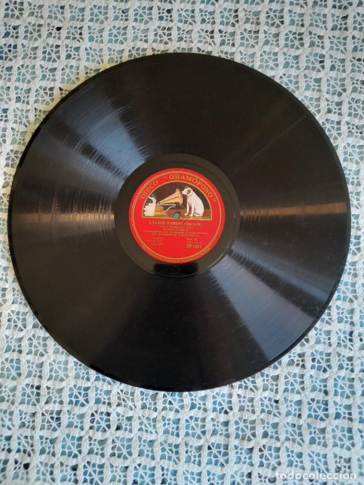 Discos de pizarra: Otelo Verdi y L elixir de amore donizetti disco gram&oacute;fono - Foto 3