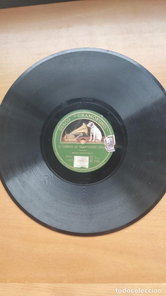 Discos de pizarra: DISCO DE PIZARRA &rdquo; EL TAMBOR DE GRANADEROS &rdquo; ( CHAPI ) Y &rdquo; EL GATO MONTES &rdquo; PASODOBLE - Foto 1
