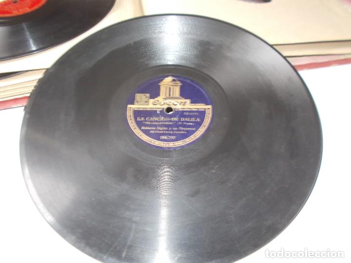 Discos de pizarra: ROBERTO INGLEZ Y SU ORQUESTA Samba / La canci&oacute;n de Dalila - Foto 4